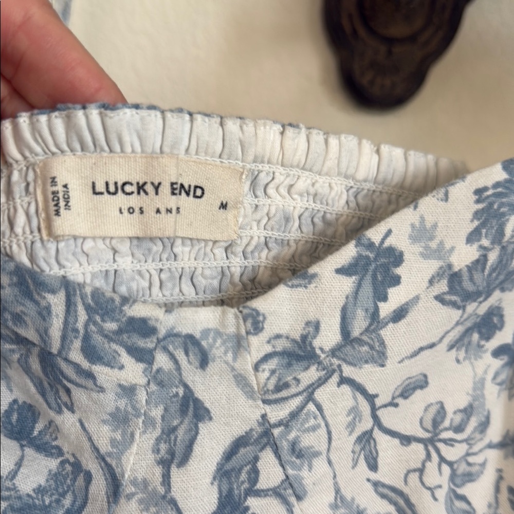 Lucky Brand Blue and Gray Spaghetti Strap Slip Midi Dress wedding guest Italy - Picture 8 of 12